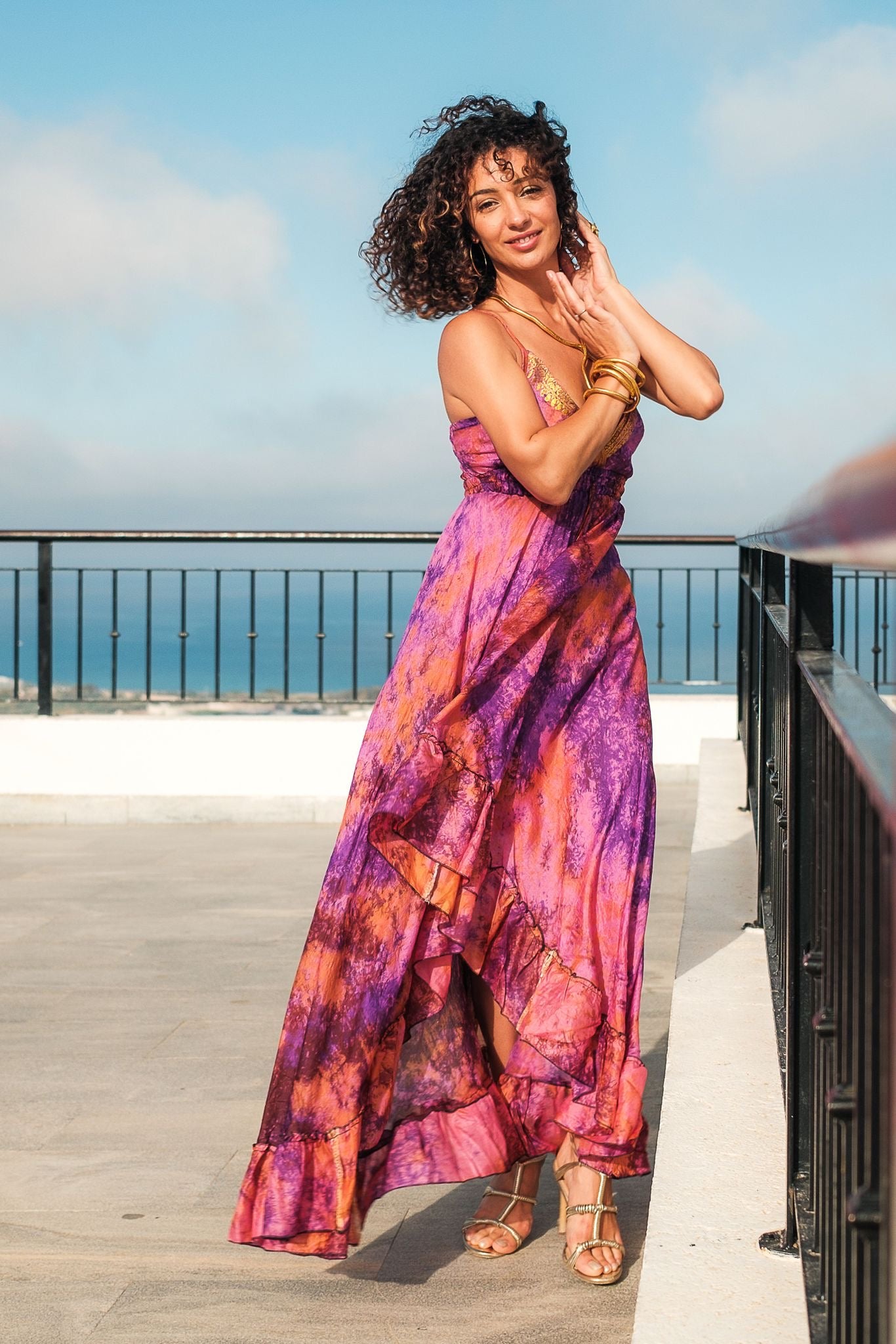 Vestido seda thai