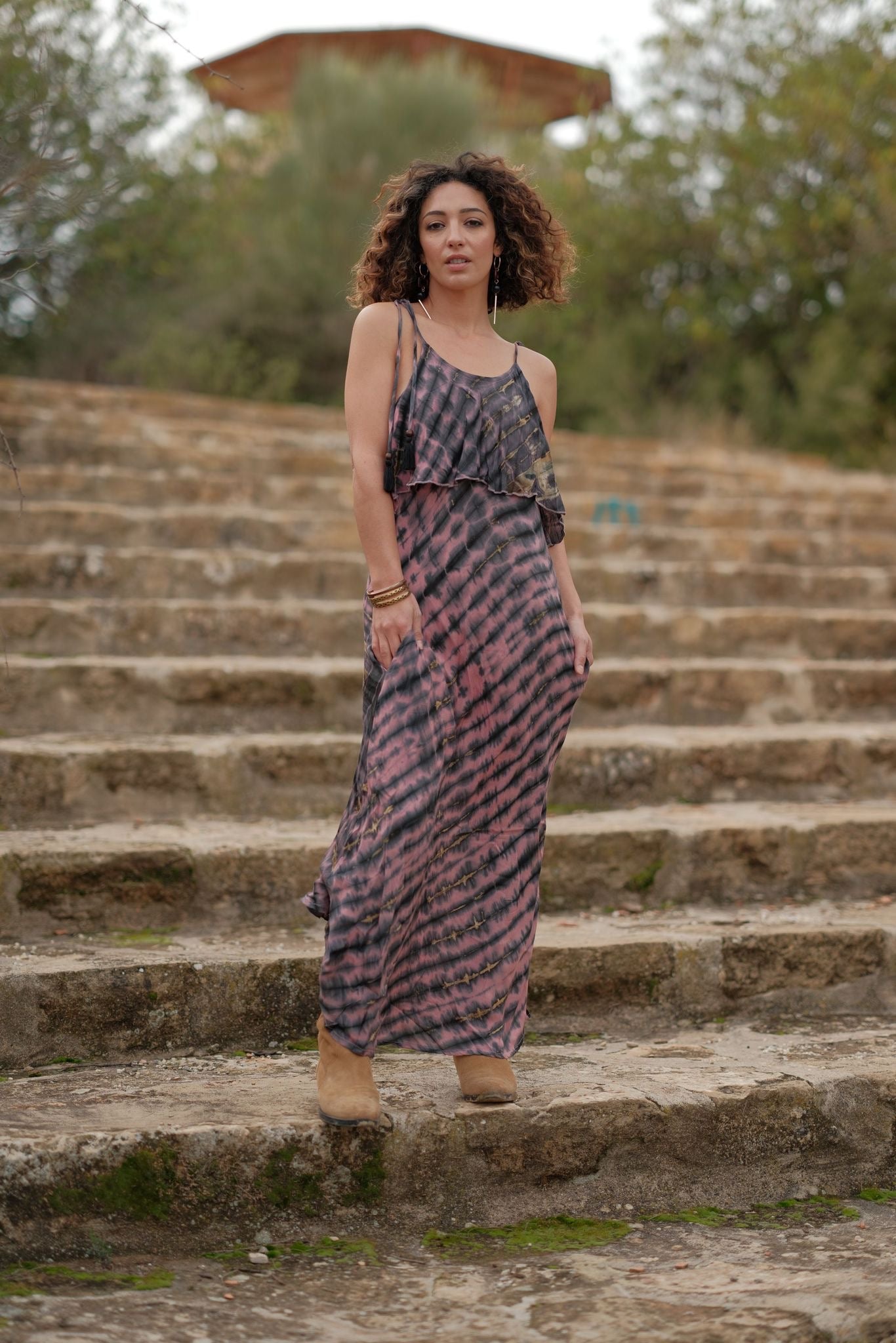 Vestido tie-dye
