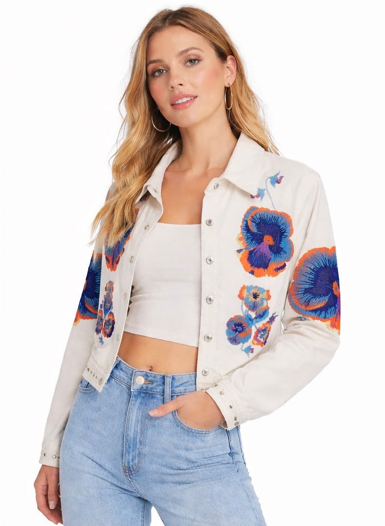 Chaqueta floreal