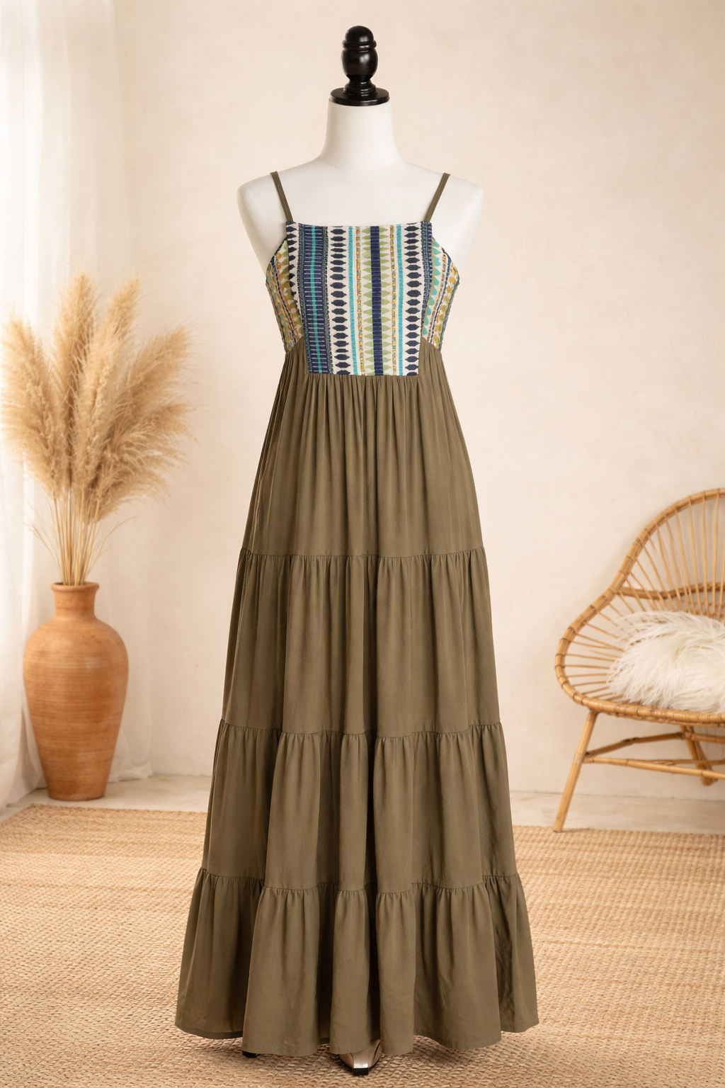 Vestido Maxi boho chic
